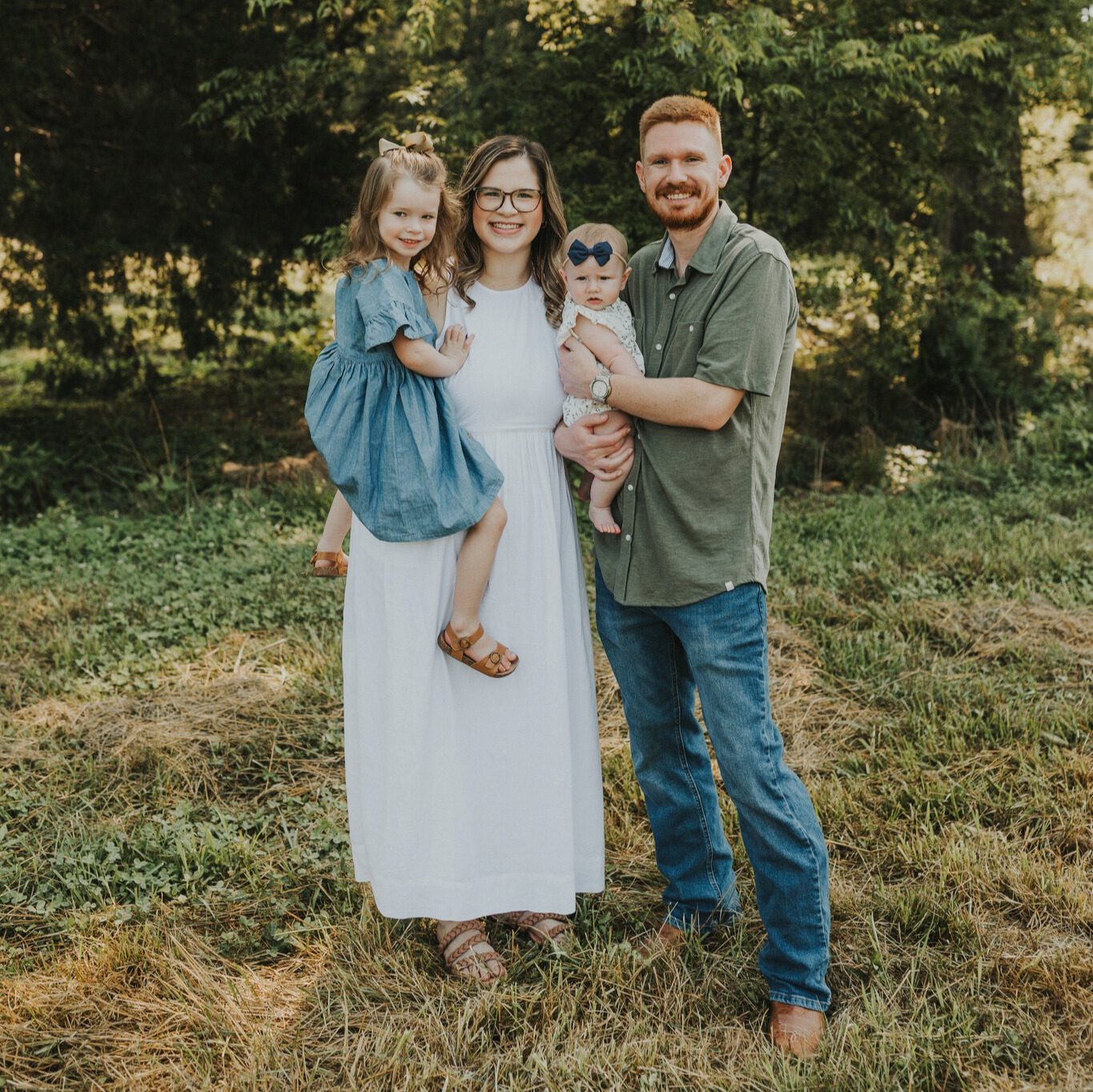 Hutch Pools owners inside the store.